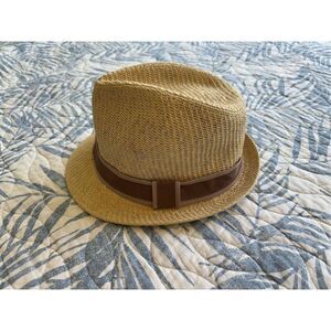 Goorin Bros paper straw fedora hat, sm/med nearly new